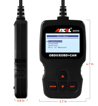 Ancel AD310 OBD2 Automotive Scanner OBD Car Diagnostic Tool In AutoCode Reader Universal Scan Tool Better - Intl April 2018 - 5 Ancel AD310 OBD2 Automotive Scanner OBD Car Diagnostic Tool in AutoCode Reader Universal Scan Tool Better - intl - 5