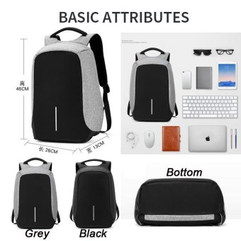 Anti Theft Backpack Bag Travel Waterproof Bag - Intl June 2018 - 3 Anti theft Backpack bag travel waterproof bag - intl - 3