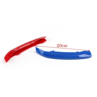 Areyourshop 3x Front Center Grille Trim M Color Strip DecorateCovers For BMW 1 Series 7rod - Intl June 2018 - 4 Areyourshop 3x Front Center Grille Trim M Color Strip DecorateCovers for BMW 1 Series 7rod - intl - 4