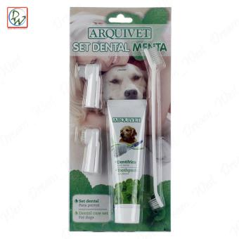 Arquivet Set Dental Menta Pet Dog Dental Care Kit With Toothpaste And Toothbrush Set June 2018 - 2 Arquivet Set Dental Menta Pet Dog Dental Care Kit with Toothpaste and Toothbrush Set - 2
