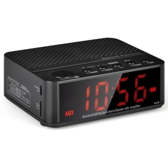 Baffect Wireless Desktop Bluetooth Alarm Clock Stereo Speaker With FM Radio Supported TF Card (Black)(...) - Intl April 2018 - 2 Baffect Wireless Desktop Bluetooth Alarm Clock Stereo Speaker with FM Radio Supported TF Card (Black)(...) - intl - 2