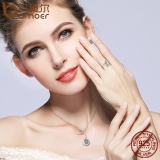 BAMOER 925 Sterling Silver Blue Anchor & Rudder Pendants & Necklaces Jewelry Sets Sterling Silver Jewelry ZHS035 - Intl September 2018 - 5 BAMOER 925 Sterling Silver Blue Anchor & Rudder Pendants & Necklaces Jewelry Sets Sterling Silver Jewelry ZHS035 - intl - 5