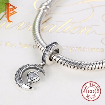 BELAWANG Moon Star Pendant Beads Fit Charms Silver 925 OriginalBracelet Fashion DIY Jewelry Making NEW Christmas Gift - Intl April 2018 - 2 BELAWANG Moon Star Pendant Beads Fit Charms Silver 925 OriginalBracelet Fashion DIY Jewelry Making NEW Christmas Gift - intl - 2