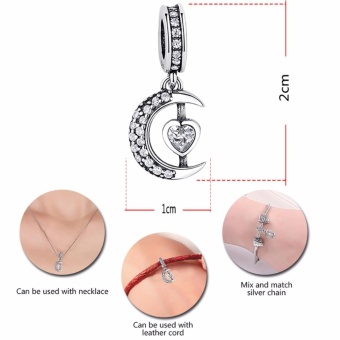 BELAWANG Moon Star Pendant Beads Fit Charms Silver 925 OriginalBracelet Fashion DIY Jewelry Making NEW Christmas Gift - Intl April 2018 - 5 BELAWANG Moon Star Pendant Beads Fit Charms Silver 925 OriginalBracelet Fashion DIY Jewelry Making NEW Christmas Gift - intl - 5