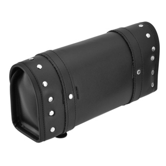 Black PU Leather Motorcycle Motorbike Front Rear Fork Tool BagHandlebar Bags Luggage Saddlebag - Intl April 2018 - 4 Black PU Leather Motorcycle Motorbike Front Rear Fork Tool BagHandlebar Bags Luggage Saddlebag - intl - 4