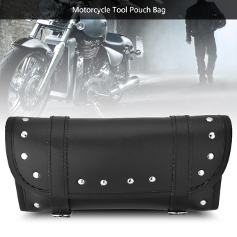 Black PU Leather Motorcycle Motorbike Front Rear Fork Tool BagHandlebar Bags Luggage Saddlebag - Intl April 2018 - 5 Black PU Leather Motorcycle Motorbike Front Rear Fork Tool BagHandlebar Bags Luggage Saddlebag - intl - 5