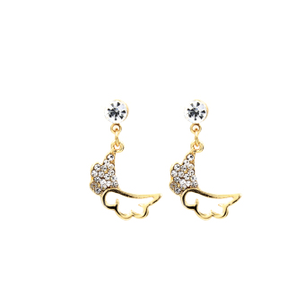 Bling Bling Angel's Wings Earrings And Necklace Jewelry Set (Gold) June 2018 - 3 Bling Bling Angel's Wings Earrings and Necklace Jewelry Set (Gold) - 3