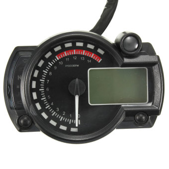 Blue Backlight LCD Digital Motorcycle Motorbike Speedometer Odometer Tachometer - Intl July 2018 - 3 Blue Backlight LCD Digital Motorcycle Motorbike Speedometer Odometer Tachometer - intl - 3