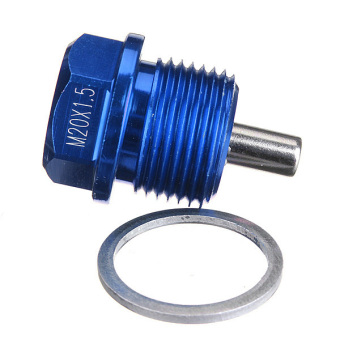 Blue M20 X 1.5 Magnetic Oil Drain Sump Plug Filter For SUBARU IMPREZA WRX STI June 2018 - 2 Blue M20 x 1.5 Magnetic Oil Drain Sump Plug Filter For SUBARU IMPREZA WRX STI - 2