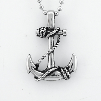 BolehDeals Mens Silver Stainless Steel Boat Anchor Pendant Necklace Navy Style Jewelry June 2018 - 2 BolehDeals Mens Silver Stainless Steel Boat Anchor Pendant Necklace Navy Style Jewelry - 2