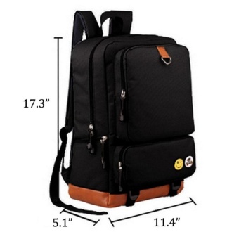 BTS Bangtan Boys Luminous Backpack Women Men Rucksack Travel GymLaptop Bag Schoolbag(Black) - Intl June 2018 - 3 BTS Bangtan Boys Luminous Backpack Women Men Rucksack Travel GymLaptop Bag Schoolbag(Black) - intl - 3