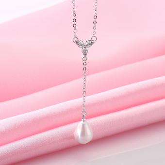 Candy Online Fashion Women's Platinum Water Droplets Pearls Pendant Necklace Jewelry LKNPLN010 June 2018 - 4 Candy Online Fashion Women's Platinum Water Droplets Pearls Pendant Necklace Jewelry LKNPLN010 - 4