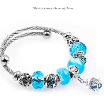 Candy Online Korea 925 Stainless Steel Silver Pandora Charm Crystal Bracelet PDA-167 June 2018 - 2 Candy Online Korea 925 Stainless Steel Silver Pandora Charm Crystal Bracelet PDA-167 - 2