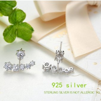 Candy Online Korean Fashion Diamond 925 Silver Earrings Jewelry ED109 June 2018 - 4 Candy Online Korean fashion diamond 925 silver earrings jewelry ED109 - 4