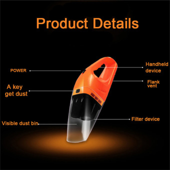 Car Care Kits + Portable Mini 12V 120W Car Vacuum Cleaner VehicleAuto Handheld Vacuum Dirt Wet & Dry (Orange) June 2018 - 3 Car Care Kits + Portable Mini 12V 120W Car Vacuum Cleaner VehicleAuto Handheld Vacuum Dirt Wet & Dry (Orange) - 3