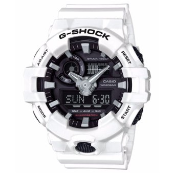 Casio G-Shock Men's White Resin Strap Watch GA-700-7A - intl
