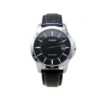 Casio MTP-V004L-1A + LTP-V004L-1A Couples Leather Black Strap Watch June 2018 - 2 Casio MTP-V004L-1A + LTP-V004L-1A Couples Leather Black Strap Watch - 2