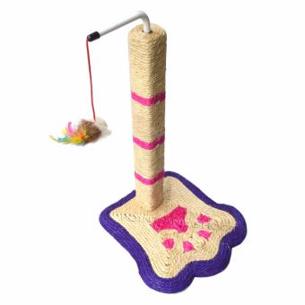 Cat Post Round - (47x27x26cm) - Purple June 2018 - 2 Cat Post Round - (47x27x26cm) - Purple - 2
