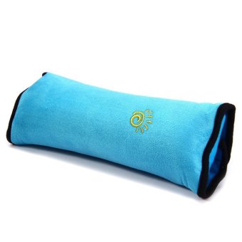 Children Car Soft Headrest Cushion Neck Pillow Shoulder Pad VehicleSeatbelt Blue- Intl June 2018 - 2 Children Car Soft Headrest Cushion Neck Pillow Shoulder Pad VehicleSeatbelt Blue- Intl - 2