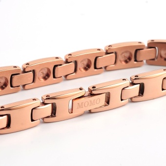 Couple Design Stainless Steel Germanium Nagative Ion MagneticHealth Care Stainless Steel Energy Bracelet Rose Gold Plated 10112- Intl June 2018 - 3 Couple Design Stainless Steel Germanium Nagative Ion MagneticHealth Care Stainless Steel Energy Bracelet Rose Gold Plated 10112- intl - 3