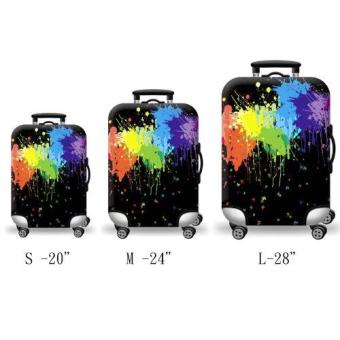 (Cover Only) Elite Luggage Cover / Suitcase Cover ( Black Ink ) - Large June 2018 - 2 (Cover only) Elite Luggage Cover / Suitcase Cover ( Black Ink ) - Large - 2