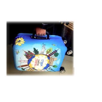 (Cover Only) Elite Luggage Cover / Suitcase Cover ( Stamp ) - Large June 2018 - 5 (Cover only) Elite Luggage Cover / Suitcase Cover ( Stamp ) - large - 5