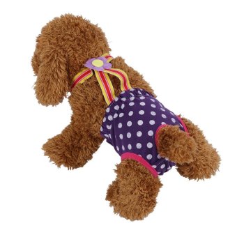 Dog Diaper Suspender Underwear Reusable Washable Pants Purple XL -intl June 2018 - 3 Dog Diaper Suspender Underwear Reusable Washable Pants Purple XL -intl - 3