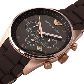 EA Sportivo Unisex Brown Stainless Steel Strap Watch AR5890 June 2018 - 5 EA Sportivo Unisex Brown Stainless Steel Strap Watch AR5890 - 5