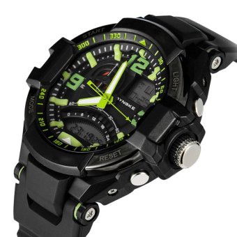 E&E SNK-67876 Men's Multifunctional Diving Waterproof 50MDigital LED Outdoor Sports Rubber Strap Watch Gift Set (Green) June 2018 - 5 E&E SNK-67876 Men's Multifunctional Diving Waterproof 50MDigital LED Outdoor Sports Rubber Strap Watch Gift Set (Green) - 5