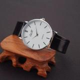 EK25 Couple's Black Leather Strap Wristwatch With Arabic Numerals August 2018 - 2 EK25 Couple's Black Leather Strap Wristwatch With Arabic Numerals - 2