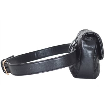 EOZY Chic Women Lady Girl's Classic Waist Bags Korean Style Stylish Female PU Leather Outdoor Street Key Money Cellphone Pouch Waist Pack (Black) June 2018 - 4 EOZY Chic Women Lady Girl's Classic Waist Bags Korean Style Stylish Female PU Leather Outdoor Street Key Money Cellphone Pouch Waist Pack (Black) - 4
