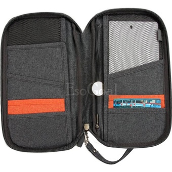 EsoGoal Passport Holder Travel Document Holder With Zipper & Strap, Safe, Lightweight Multi-Purpose Clutch (Gray) - Intl June 2018 - 2 EsoGoal Passport Holder Travel Document Holder with Zipper & Strap, Safe, Lightweight Multi-Purpose Clutch (Gray) - intl - 2