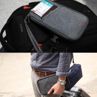 EsoGoal Passport Holder Travel Document Holder With Zipper & Strap, Safe, Lightweight Multi-Purpose Clutch (Gray) - Intl June 2018 - 5 EsoGoal Passport Holder Travel Document Holder with Zipper & Strap, Safe, Lightweight Multi-Purpose Clutch (Gray) - intl - 5