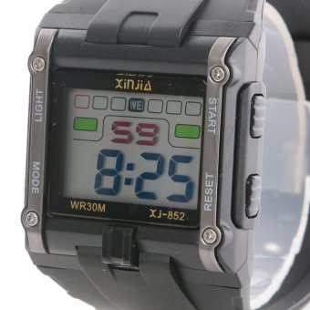 Fashion 30M Water Resistant Big Digital Wrist Watch With Back Light June 2018 - 2 Fashion 30M water resistant big digital wrist watch with back light - 2