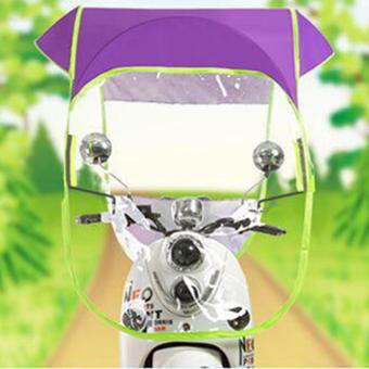 Fashion Motorcycle Sunshade Umbrella Violet FREE Rain Shoe CoverBlue XXL June 2018 - 2 Fashion Motorcycle Sunshade Umbrella Violet FREE Rain Shoe CoverBlue XXL - 2