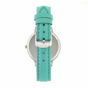 Fashionable Stripe Casual Analog Leather Strap Watch (Mint) June 2018 - 2 Fashionable Stripe Casual Analog Leather Strap Watch (Mint) - 2