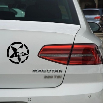 Five-pointed Star Body Decor Skull Head Auto Motorcycle Sticker CarStickers And Decals Car Styling 13*13CM - Intl April 2018 - 2 Five-pointed star Body Decor Skull head Auto Motorcycle Sticker CarStickers and Decals Car Styling 13*13CM - intl - 2