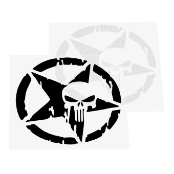 Five-pointed Star Body Decor Skull Head Auto Motorcycle Sticker CarStickers And Decals Car Styling 13*13CM - Intl April 2018 - 4 Five-pointed star Body Decor Skull head Auto Motorcycle Sticker CarStickers and Decals Car Styling 13*13CM - intl - 4