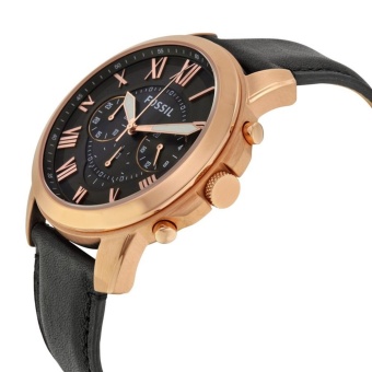 Fossil Grant Grey Dial Chronograph Black Leather Strap Men's Watch FS5085 June 2018 - 2 Fossil Grant Grey Dial Chronograph Black Leather Strap Men's Watch FS5085 - 2