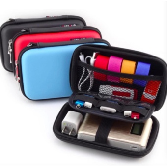 FREE Data Cable + Waterproof 2.5 Inch Travel Electronics DigitalGadgets Organizer Bag Storage Hard Case (Black) - Intl July 2018 - 2 FREE Data Cable + Waterproof 2.5 Inch Travel Electronics DigitalGadgets Organizer Bag Storage Hard Case (Black) - intl - 2