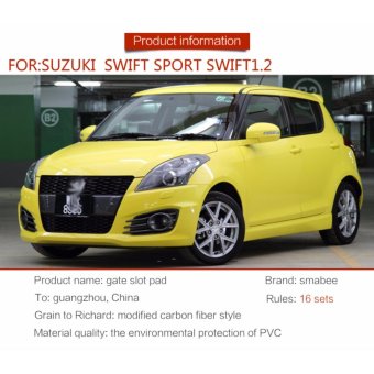 Gate Slot Pad For SUZUKI Swift SPORT Swift 1.2 Accessories,3DRubber Car Mat 16pcs RED - Intl June 2018 - 3 Gate slot pad For SUZUKI swift SPORT swift 1.2 Accessories,3DRubber Car Mat 16pcs RED - intl - 3