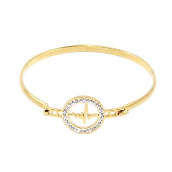 Geneva Floral Leather Watch With White Charm Bracelet And Heartbeat Bangle 002-White June 2018 - 2 Geneva Floral Leather Watch with White Charm Bracelet and Heartbeat Bangle 002-White - 2