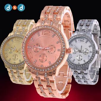 Geneva SY-13 Women's Stainless Steel Strap Watch Set Of 3 (Silver/Gold/Rosegold) June 2018 - 3 Geneva SY-13 Women's Stainless Steel Strap Watch Set of 3 (Silver/Gold/Rosegold) - 3