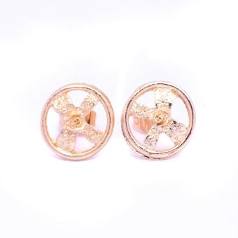 Glamorosa Round Ribbonized Stud Earrings (Gold) Buy 1 Take 2 June 2018 - 2 Glamorosa Round Ribbonized Stud Earrings (Gold) Buy 1 Take 2 - 2