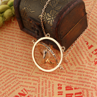 Harry Potter Time Turner Necklace Hermione Granger Rotating SpinsGold Hourglass Gold&Yellow June 2018 - 4 Harry Potter Time Turner Necklace Hermione Granger Rotating SpinsGold Hourglass Gold&Yellow - 4