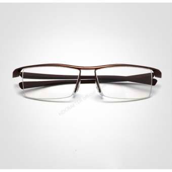 HDCRAFTER Eyewear Rimless Square Myopia Frame Glasses Frame Men Brand Comfortable Slip-resistant Eyeglasses Frames For Men E004 June 2018 - 2 HDCRAFTER Eyewear Rimless Square Myopia Frame Glasses Frame Men Brand Comfortable Slip-resistant Eyeglasses Frames for Men E004 - 2