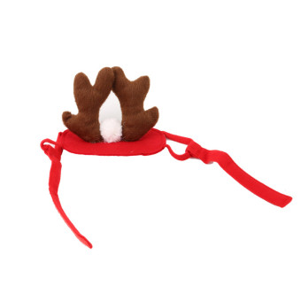HengSong Elk Pet Dog Costume Cap Hat Puppy Teddy Animal ChristmasCosplay Decor June 2018 - 4 HengSong Elk Pet Dog Costume Cap Hat Puppy Teddy Animal ChristmasCosplay Decor - 4