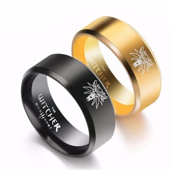 Hequ S The Witcher 3 Rings Titanium Steel 8mm Ring For Men TopJewelry With - Intl July 2018 - 2 Hequ s The Witcher 3 Rings Titanium Steel 8mm Ring For Men TopJewelry With - intl - 2