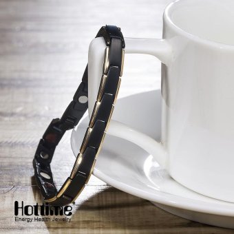 Hottime 4 In 1 Magnetic New Fashion Lovers' Jewelry Steel BlackGold Titanium Bracelet For Women And Men Never Fade Top-Quality10089 - Intl June 2018 - 2 Hottime 4 in 1 Magnetic New Fashion Lovers' Jewelry Steel BlackGold Titanium Bracelet For Women And Men Never Fade Top-Quality10089 - intl - 2
