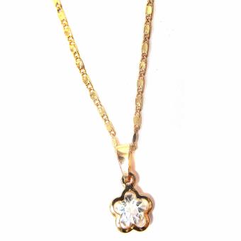 Jewelmine Flower Zircon Jewellery Set(gold) June 2018 - 3 Jewelmine Flower Zircon Jewellery Set(gold) - 3